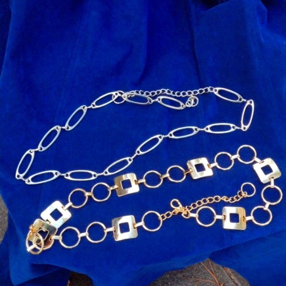 2 chain link belts